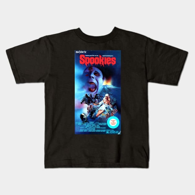 Spookies VHS Kids T-Shirt by Scum & Villainy